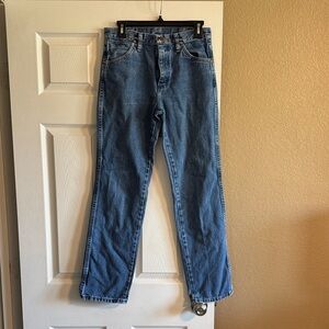 Wrangler Men's Straight Blue Jeans 29x30